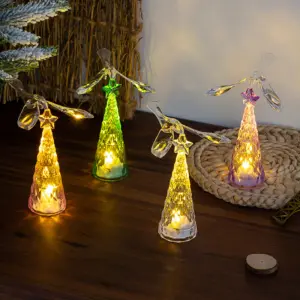 New Mini Luminous Bird Christmas Tree Christmas Decorations Desktop Ornaments Creative Christmas Gifts Night Light