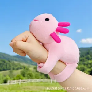 Colorful Salamander Snap-ring Bracelet Plush Toy
