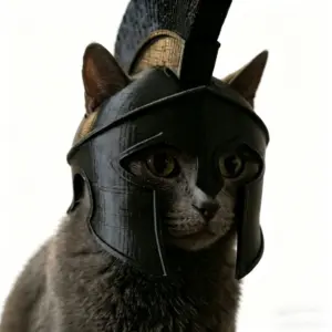 Creative Cat Spartan Ornament