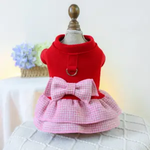 Autumn And Winter Noble Puppy Cat Party Cat Dog Universal Dress