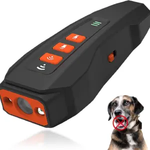2026 Upgraded Anti Barking Device For Dogs, Ultrasonic Dog Bark Deterrent, Dog Bark Deterrent Devices, Best Anti-Barking Device, 3 Modes & LED Light Portable Indoor & Outdoor