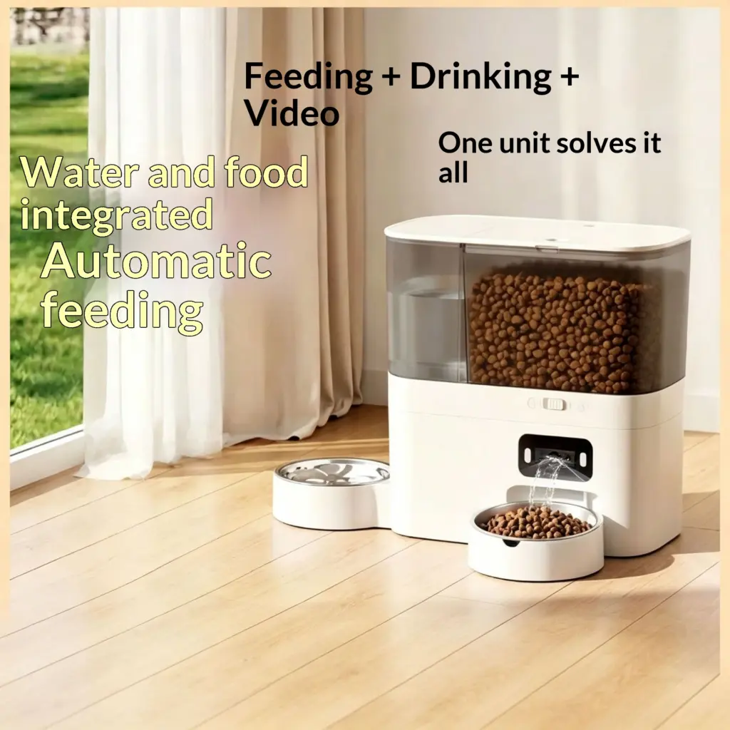 Cat Smart Water Fountain And Automatic Feeder
